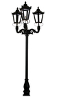 Outdoor / Indoor Cast Iron Light Pole For Garden Street Decorative
