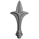 Main Gate Accessory Wrought Iron Spear Points / Wrought Iron Fence Spear Points